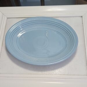 Fiesta Fiestaware Blue Oval Serving Platter